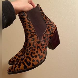 Matisse Golden Gate Block Heel Booties cow hair